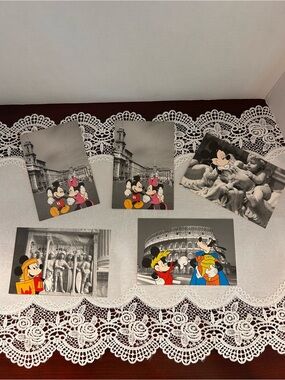 Disney Store Exclusive Roma Postcards-open Set Of 6 with Duplicate/missing Card